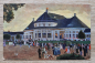 Preview: AK München / 1908 / Ausstellung / Künstler Karte Claus Bergen / Gebäude erbaut von Prof EM v Seidl